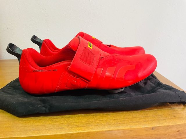 Zapatillas Mavic Cosmic Elite Tri Rojas Talla 45,5
