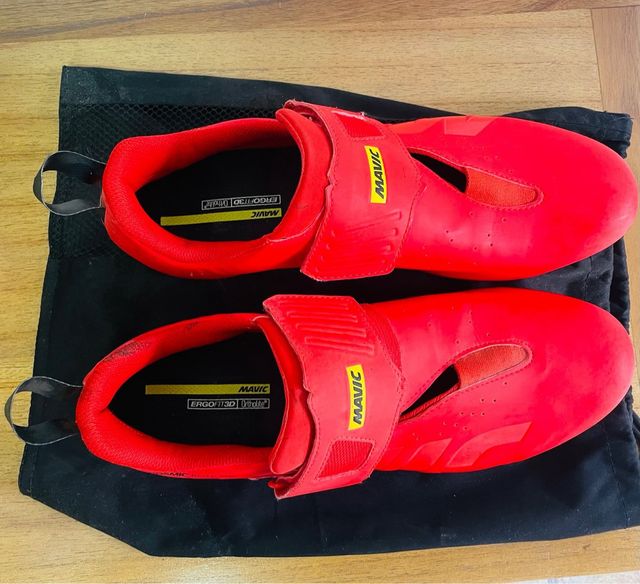 Zapatillas Mavic Cosmic Elite Tri Rojas Talla 45,5