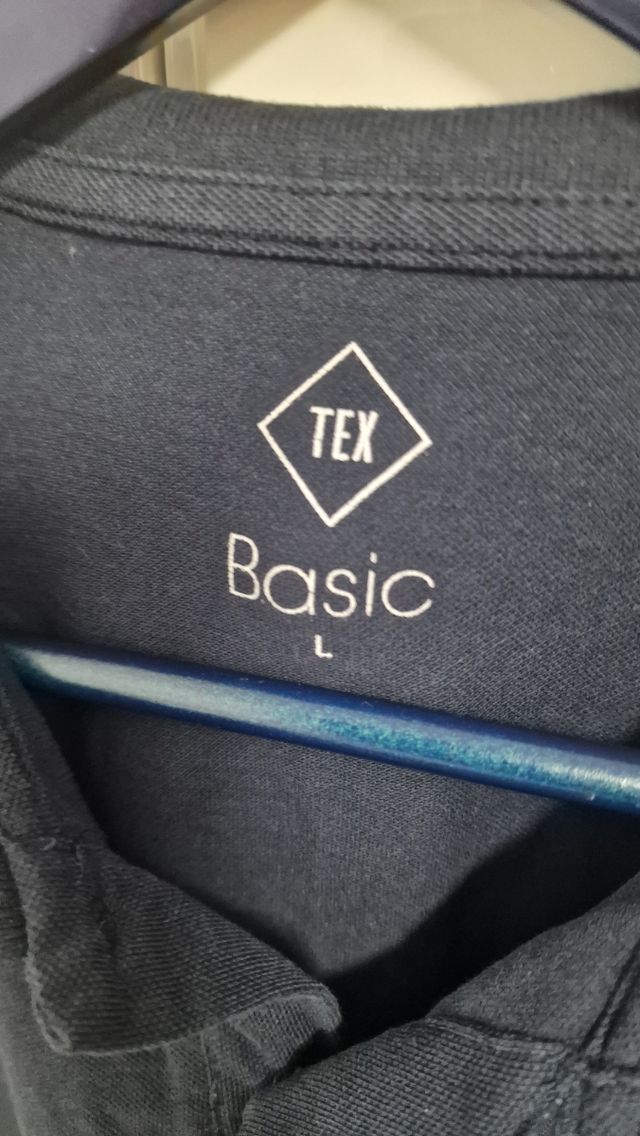 Camiseta Polo TEX Basic Azul Talla L