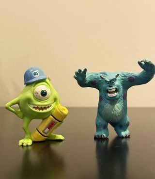 Figuras de goma Mike y Sully Monstruos S.A