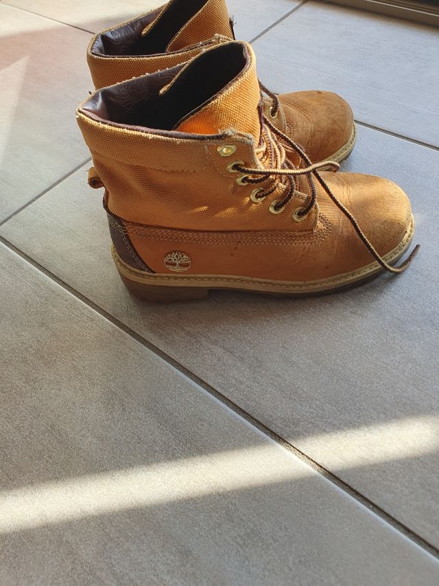 Scarponcini Timberland marroni n 31.