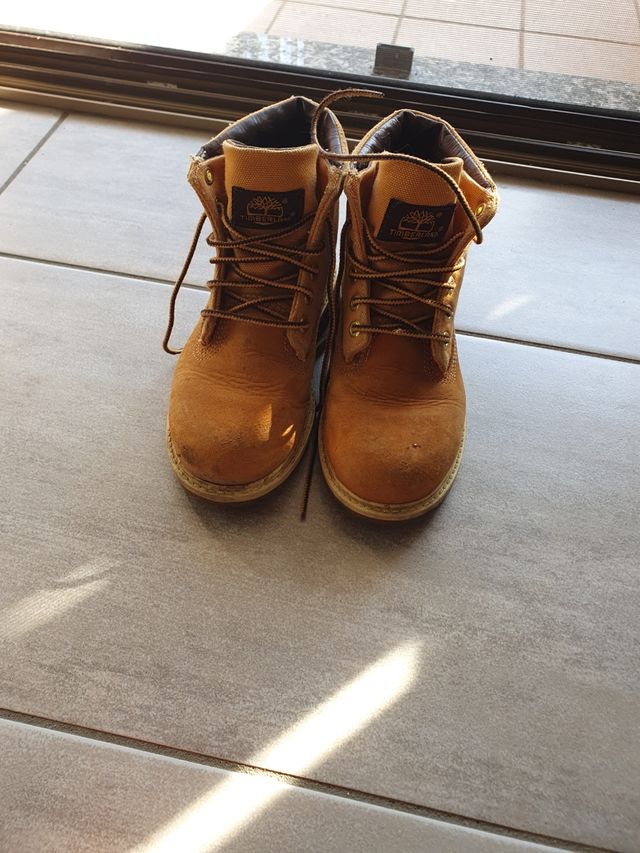 Scarponcini Timberland marroni n 31.