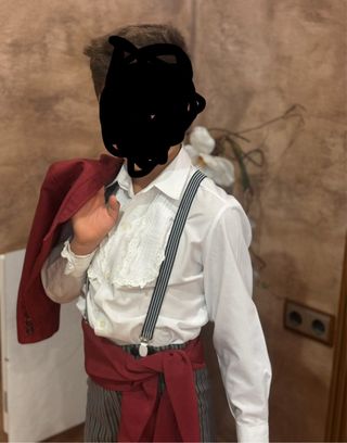 Traje campero niño y botas