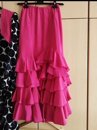 Traje de flamenca lunares