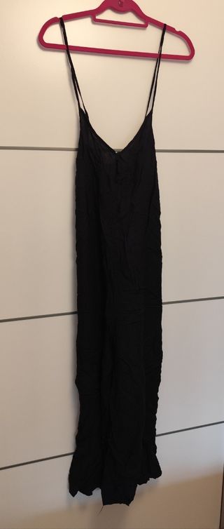 Mono negro tirantes cruzados Lefties