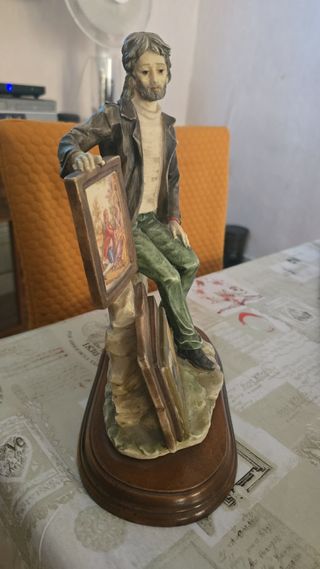 Statua vintage ceramica Capodimonte