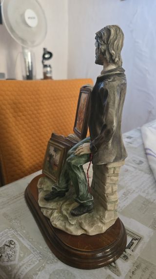 Statua vintage ceramica Capodimonte