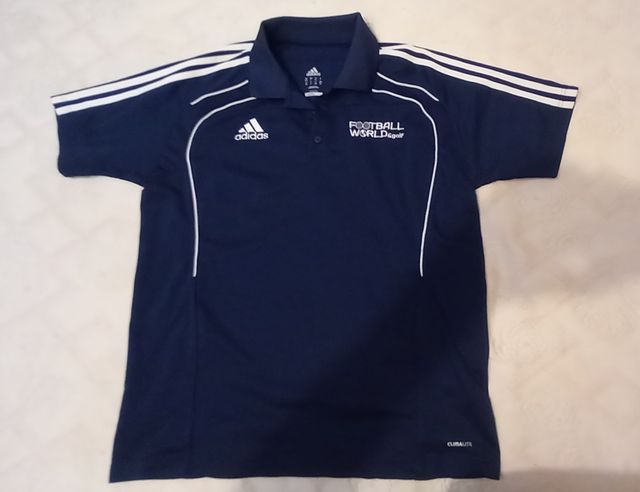 Polo Adidas Football World Golf Blu