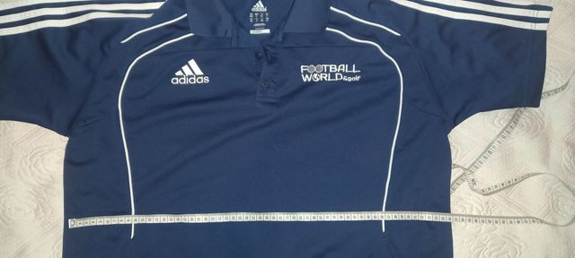 Polo Adidas Football World Golf Blu