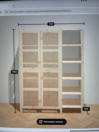 Scaffale in legno IVAR Ikea