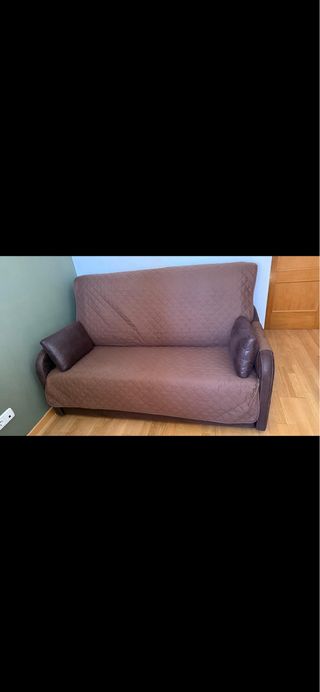 Sofá cama 2 plazas con colchón 140x180