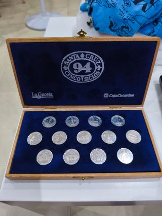 Arras 5to Centenario S/C de Tenerife plata de Ley.