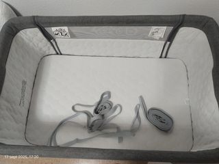 Minicuna con estampado de elefante