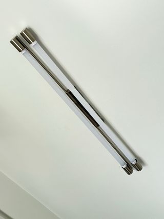 Lámpara de techo moderna plateada