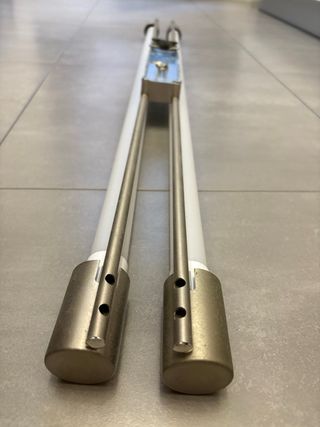 Lámpara de techo moderna plateada