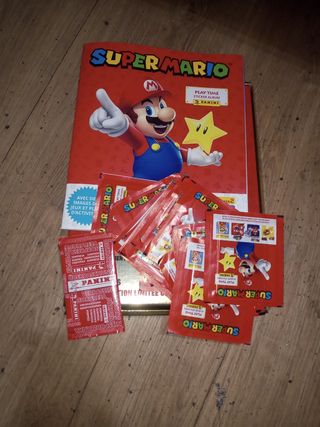 Álbum Super Mario Panini con sobres