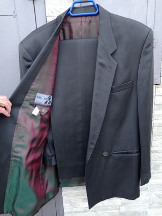 Traje Bargant Negro Talla 50/8