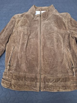 Chaqueta de serraje