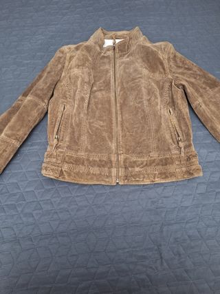 Chaqueta de serraje