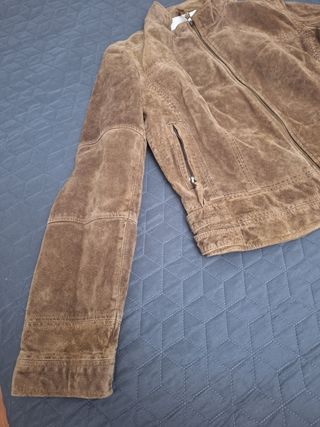Chaqueta de serraje