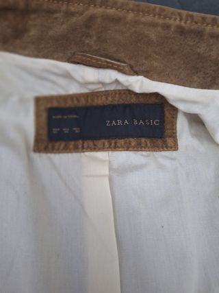 Chaqueta de serraje