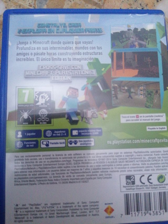 Minecraft PS Vita Edition