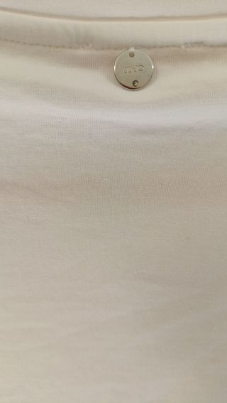 Camiseta Liu Jo Blanca Flores y Mariposas