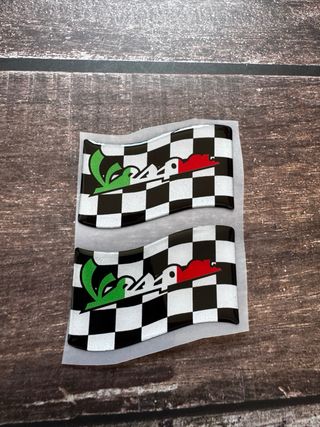 EMBLEMAS PIAGGIO VESPA CARENADO DEPOSITO MOTO