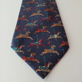 Corbata Celine Seda Vintage Años 80