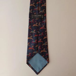 Corbata Celine Seda Vintage Años 80