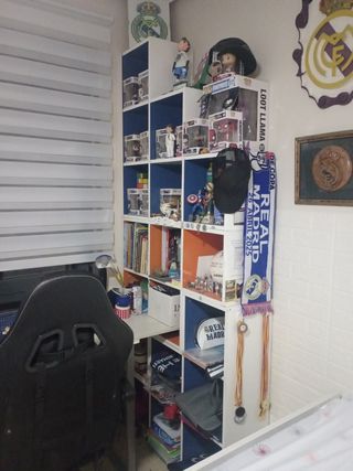 Habitación juvenil nido con dos camas y cajón 