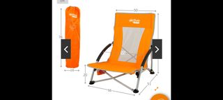 Silla Plegable Aktive Naranja