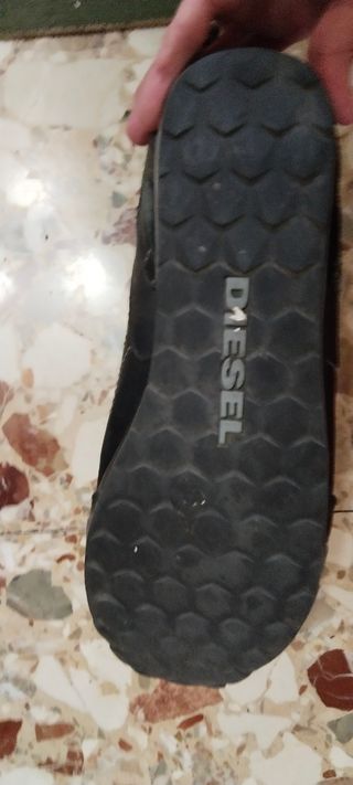 Zapatillas Diesel Hombre Negras