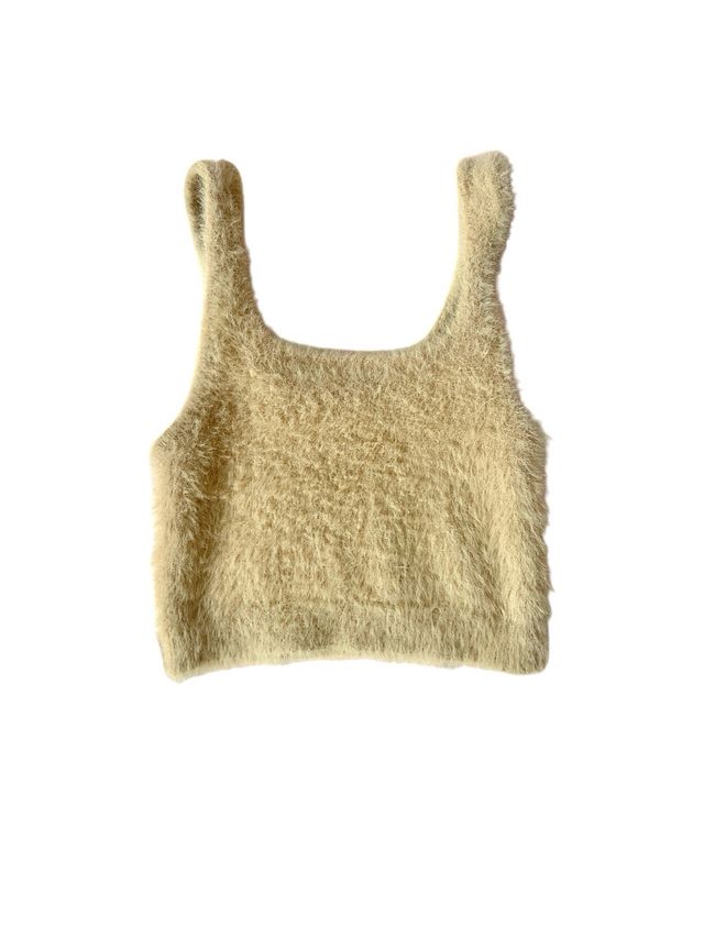 Top corto in pelliccia beige
S/M