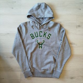 Felpa Milwaukee Bucks NBA - New Era Grigia