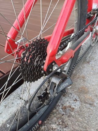 Bicicleta de Montaña Cannondale Roja