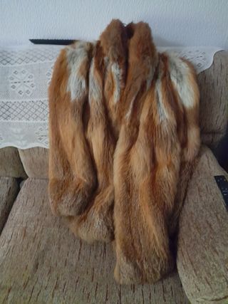 Abrigo de piel de zorro australiano