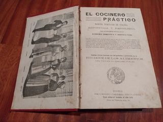 Libro cocina año 1903 "El Cocinero Práctico"