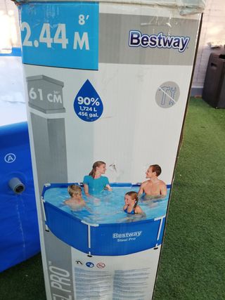 Piscina Bestway 2.44m con multitud de Accesorios