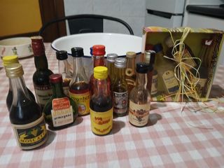 Collezione: 17 bottiglie vuote di liquore