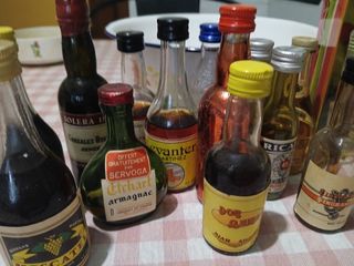 Collezione: 17 bottiglie vuote di liquore