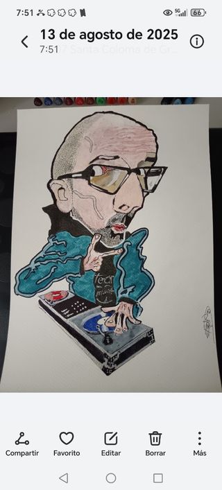 Dibujante Toni 10€   (grafito) 15€(color).