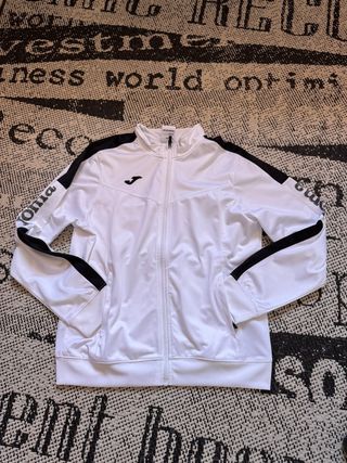Sudadera técnica Joma blanca
