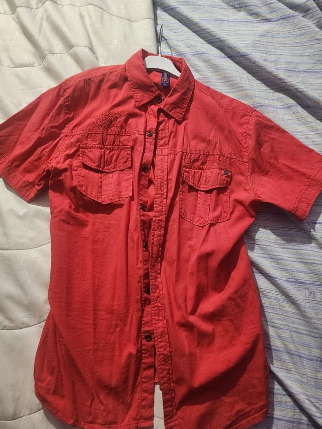 Camicia uomo SAMURAI & SOUL rossa