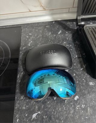Gafas de esquí con funda
