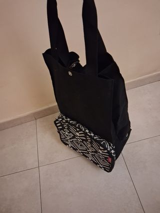 Bolsa de tela con ruedas