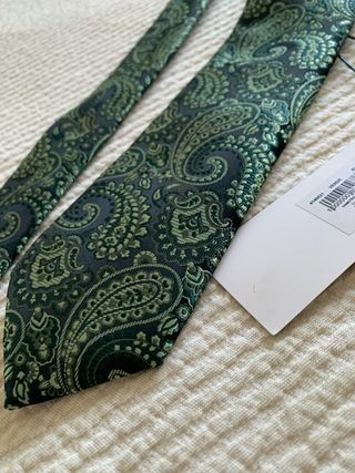 Corbata Estampado Paisley JVZ Verde
