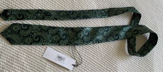 Corbata Estampado Paisley JVZ Verde