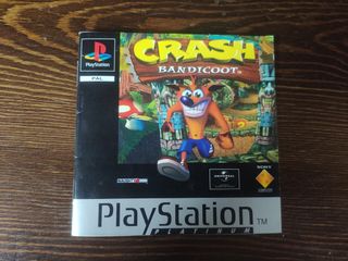 Manual Crash Bandicoot Platinum PSX-PS1