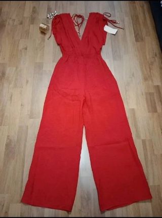 Mono Zara Largo Rojo